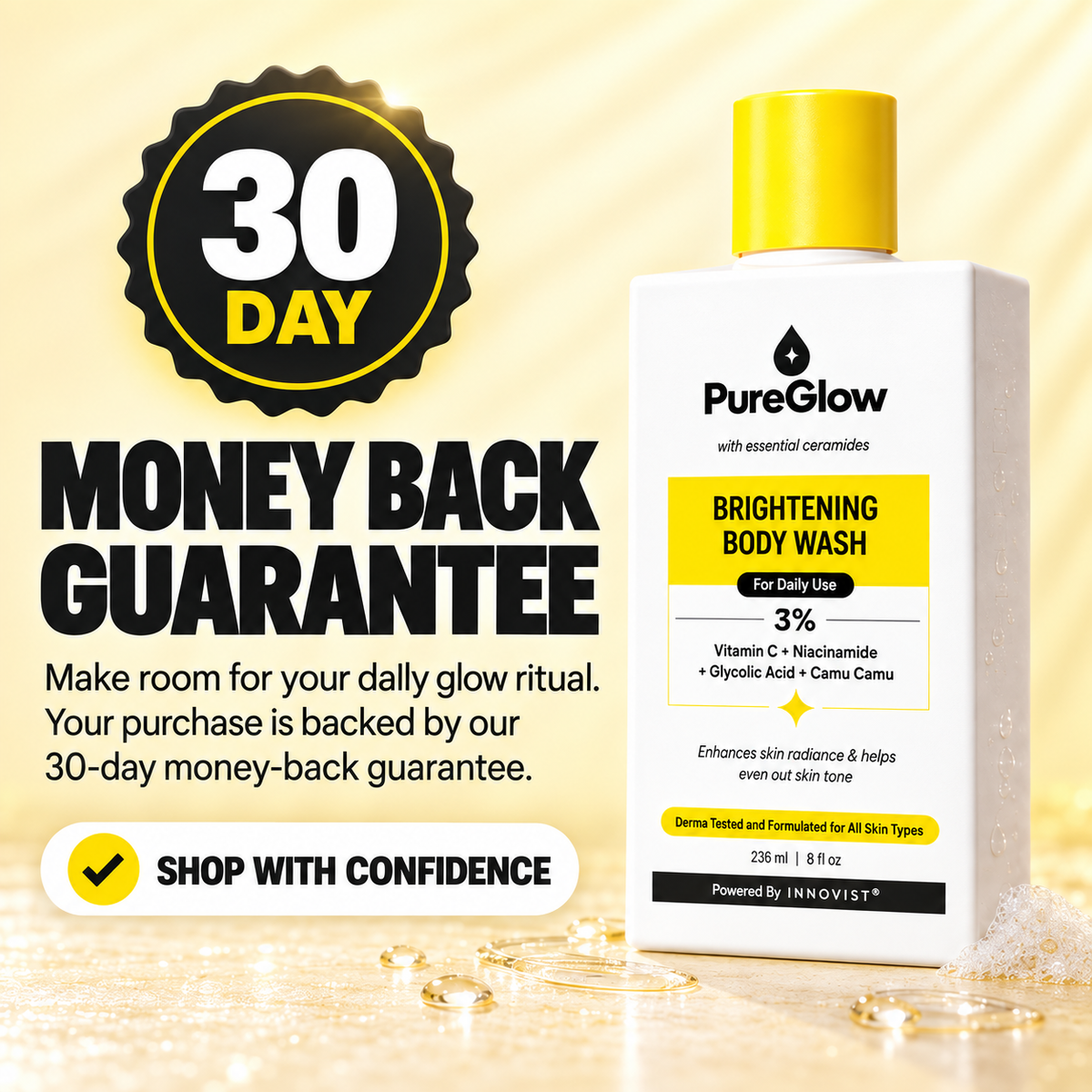 PureGlow Brightening Body Wash