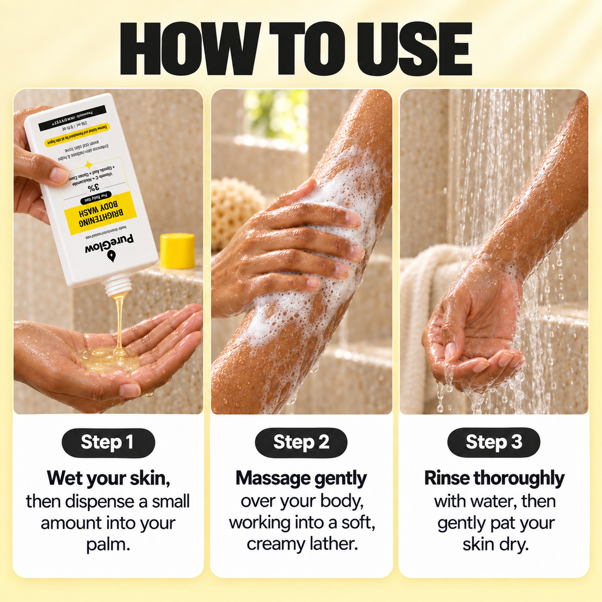 PureGlow Brightening Body Wash